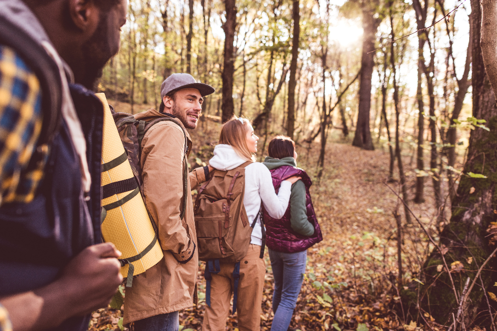 young people hiking in sacramento  depression treatment center