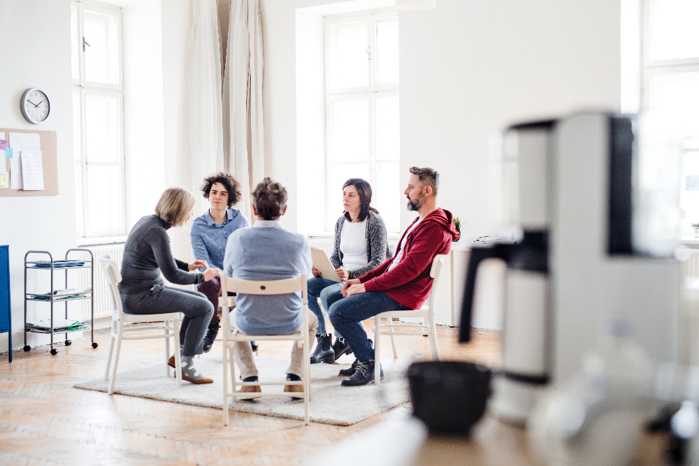 group therapy session for social anxiety in sacramento